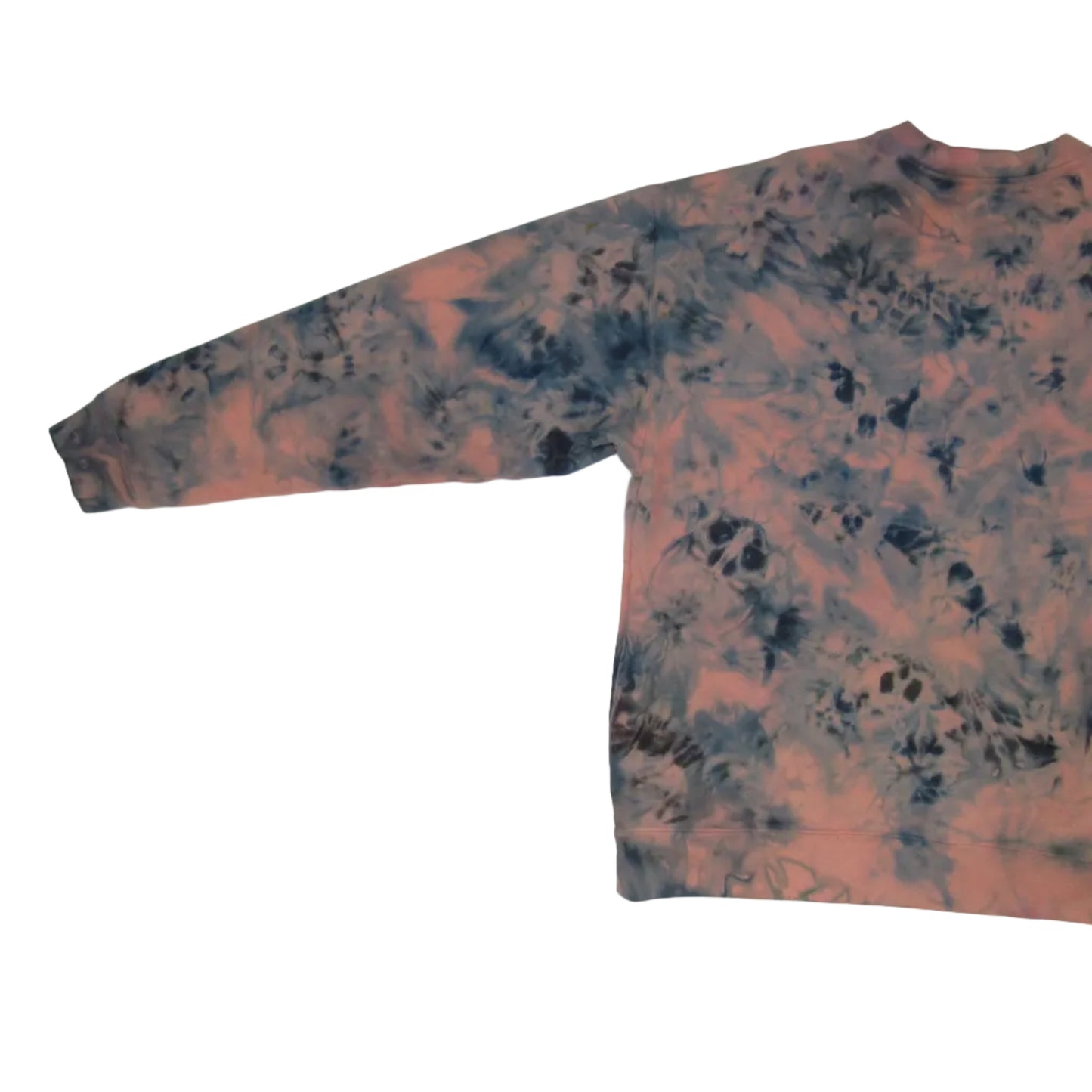 Coral Pink Terry Crewneck Large