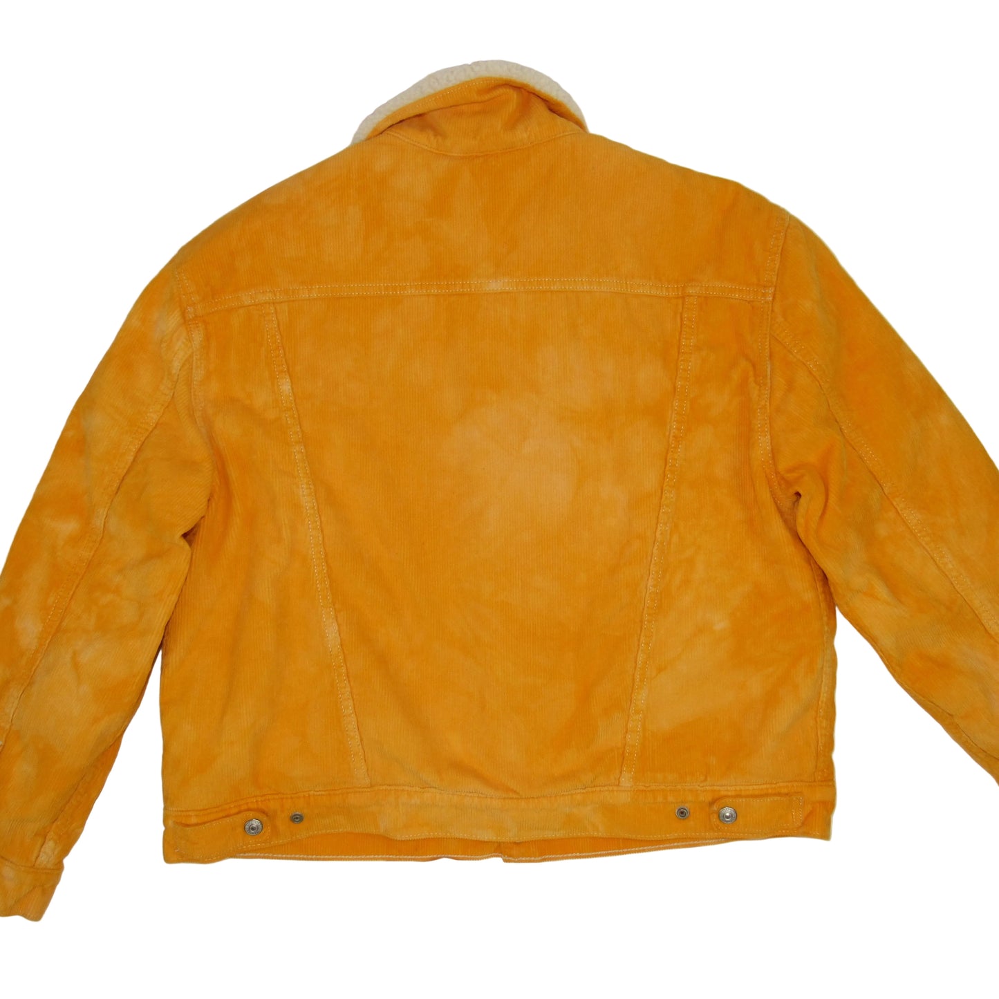 Orange Womens Corduroy Jacket XL
