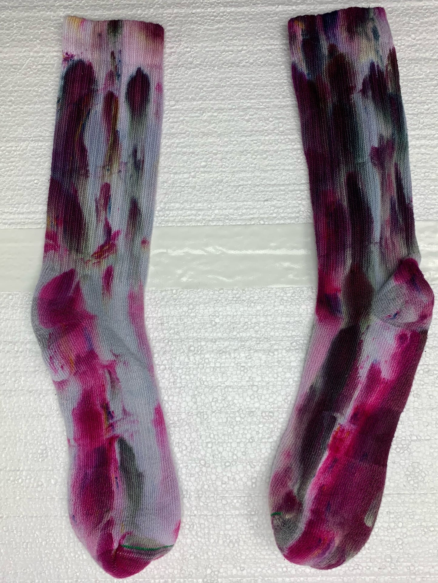 Black Cherry Gravity Ice Dye Kirkland Tube Socks