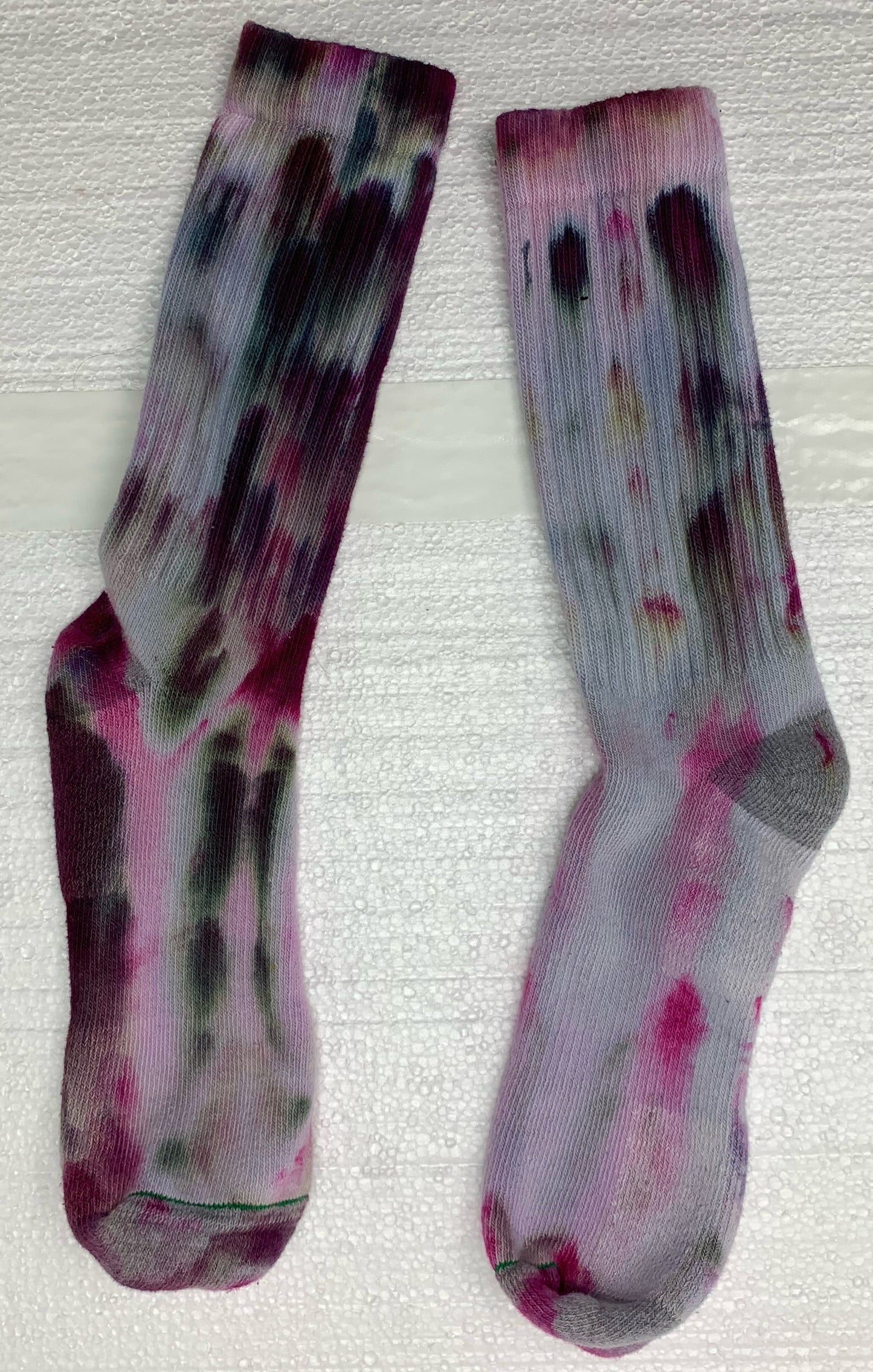 Black Cherry Gravity Ice Dye Kirkland Tube Socks