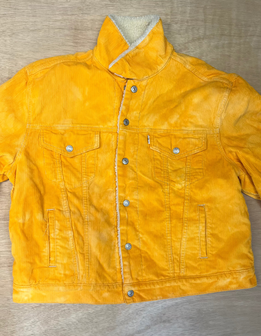 Orange Corduroy Jacket XL