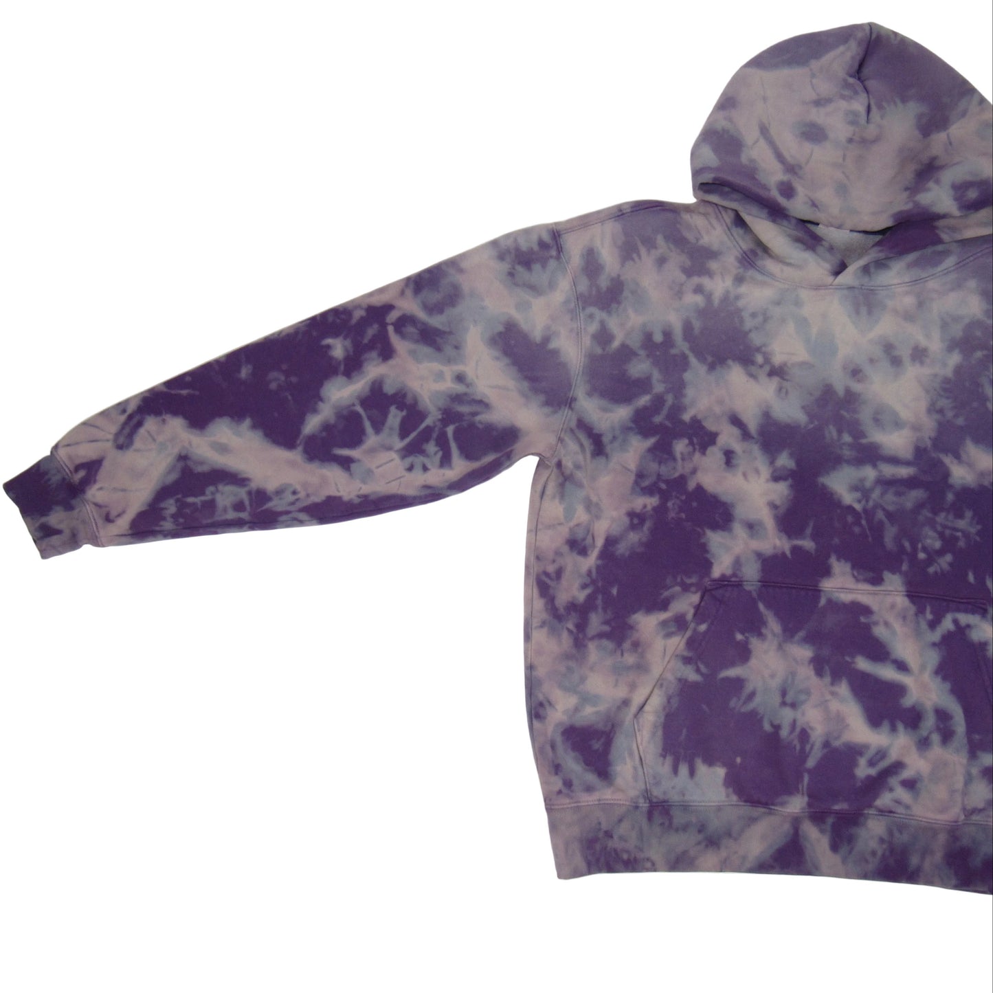 Purple Bleach Hoodie Medium