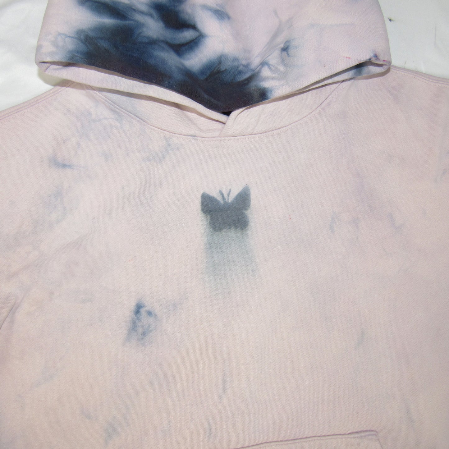 Bleeding Butterfly Fleece Hoodie Small