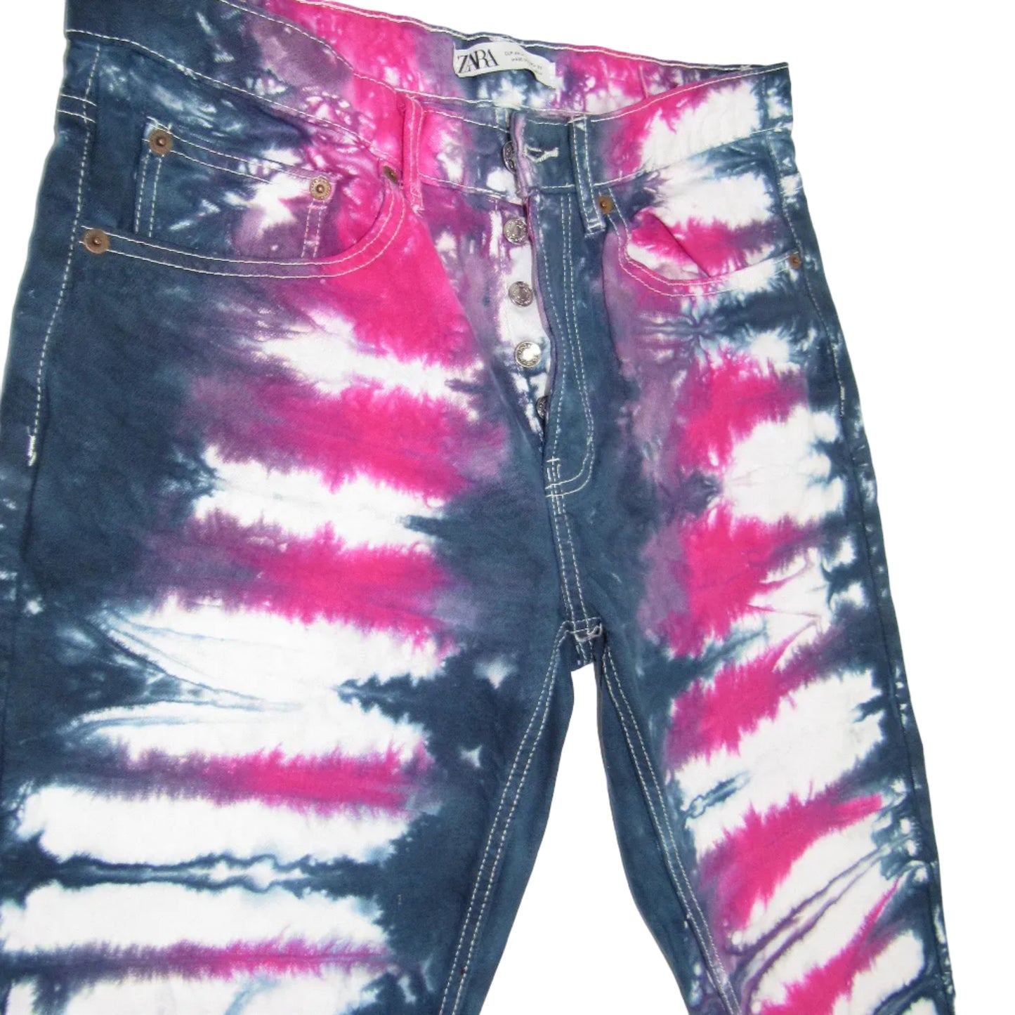 Raspberry Zara Slim Crop Jeans Size 31