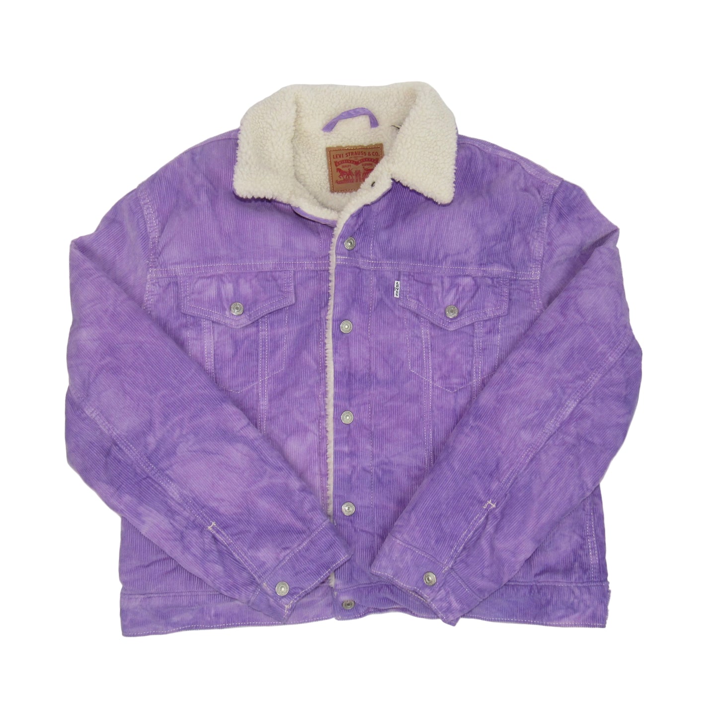 Grape Saturn Corduroy Womens Jacket XL