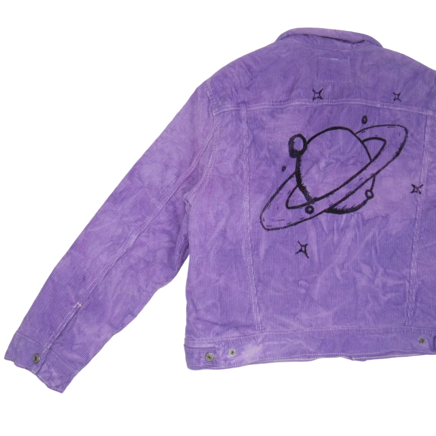 Grape Saturn Corduroy Womens Jacket XL