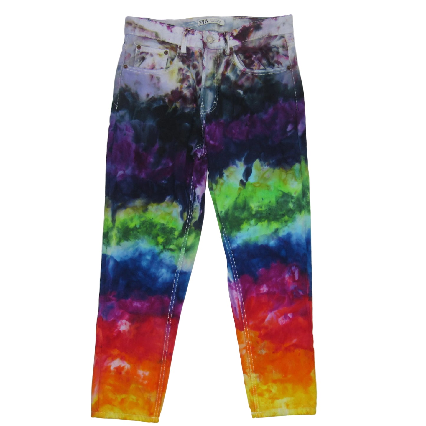 Rainbow Ice Zara Womens Jeans