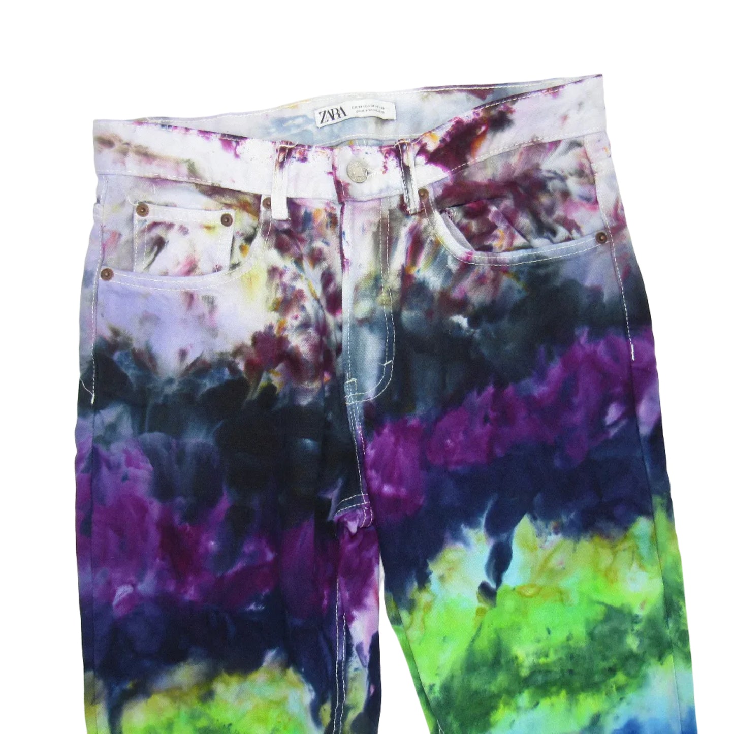 Rainbow Ice Zara Womens Jeans