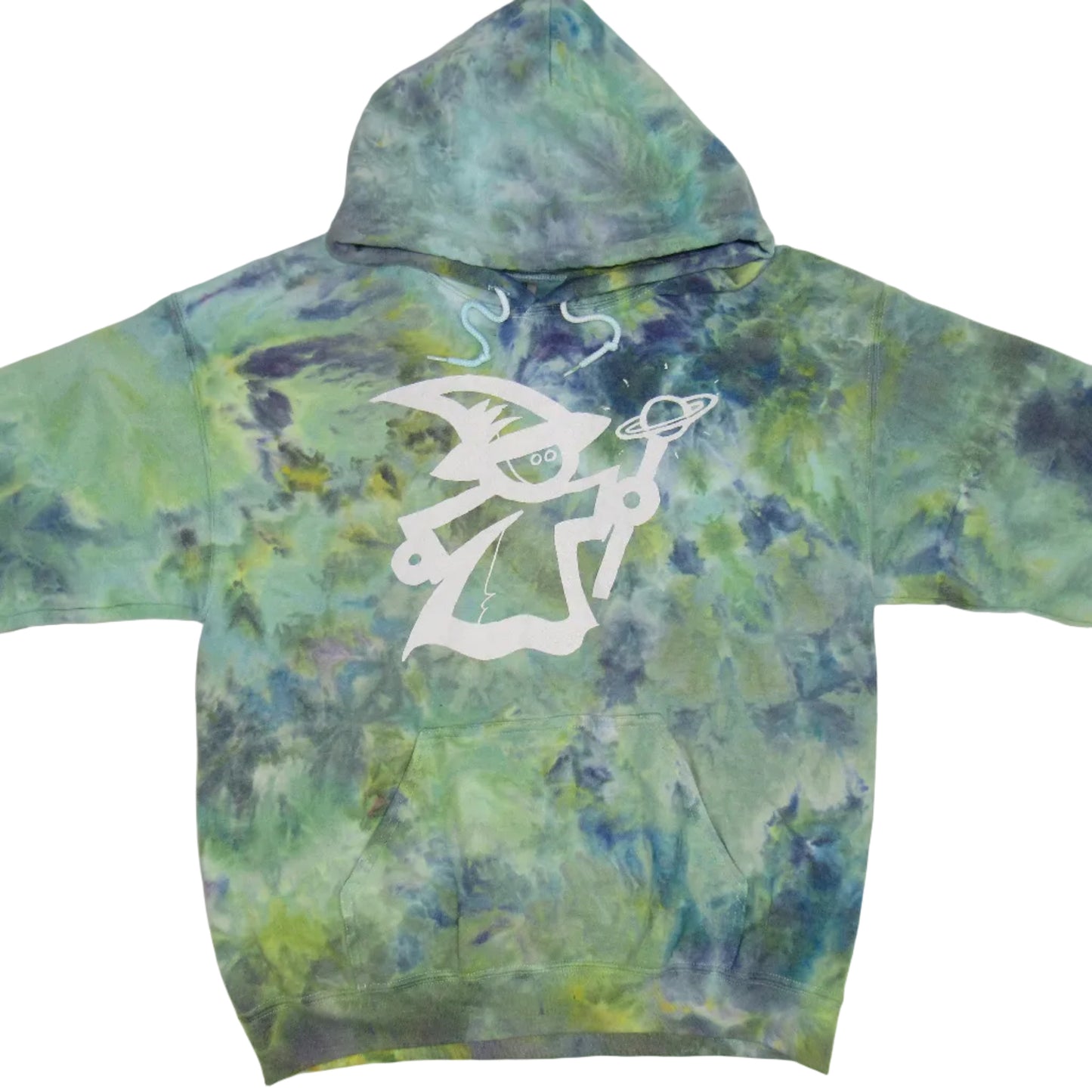 Wizard Sea Glass Gildan Hoodie Large