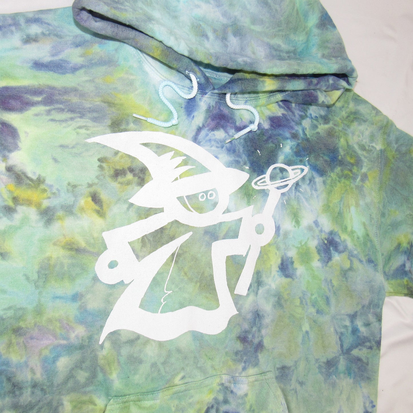 Wizard Sea Glass Gildan Hoodie Large