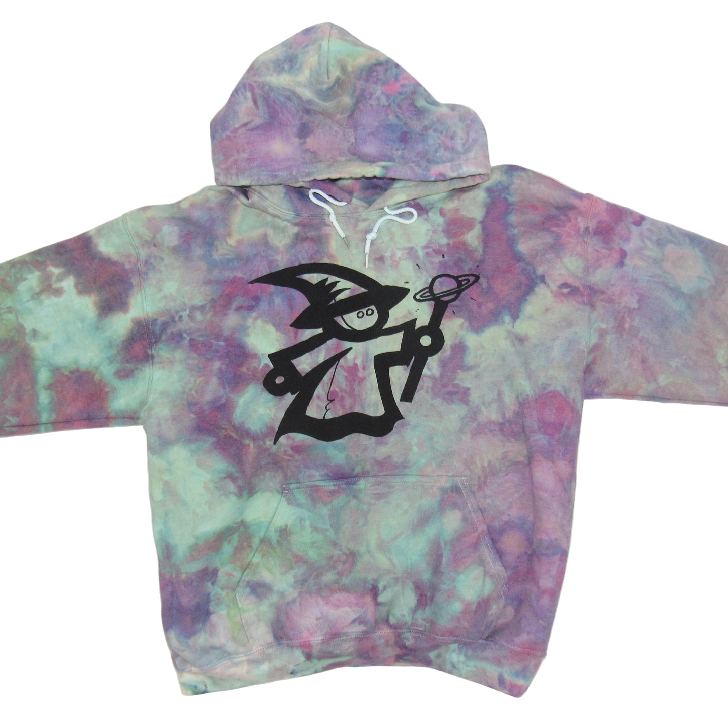 Wizard Saturn Gildan Hoodie Large