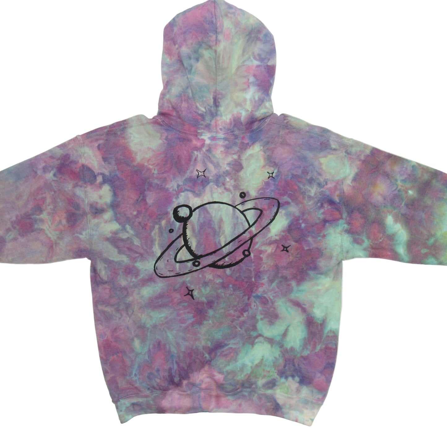 Wizard Saturn Gildan Hoodie Large