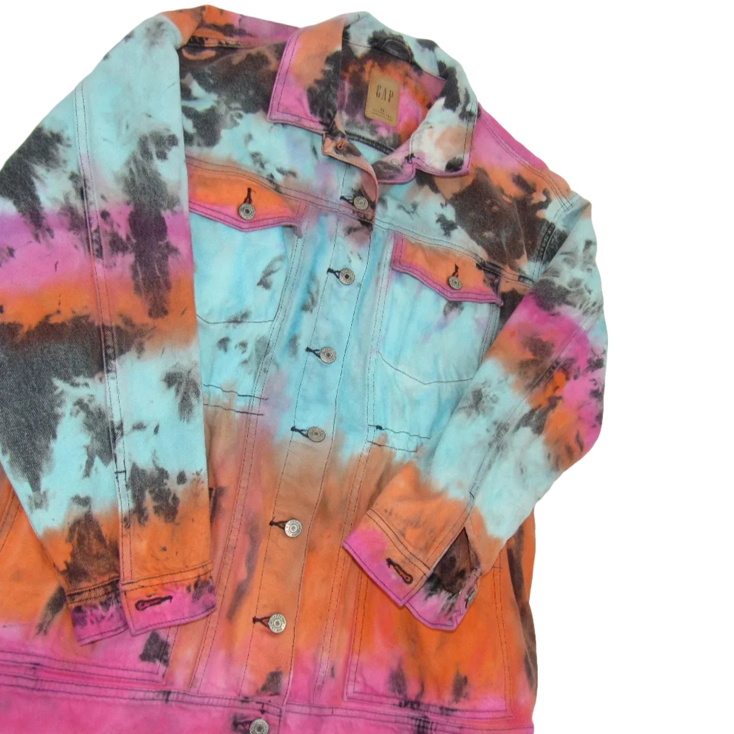 Hand Dyed Saturn Jean Jacket