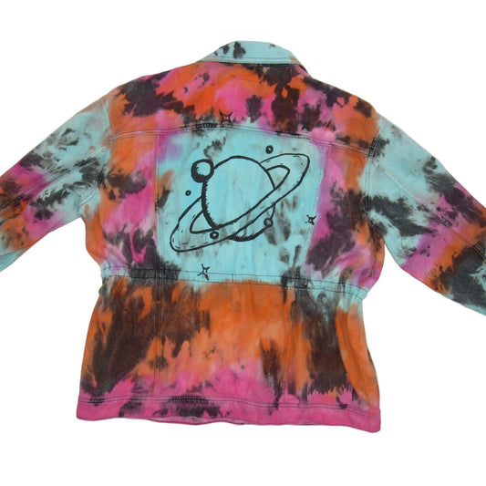 Hand Dyed Saturn Jean Jacket