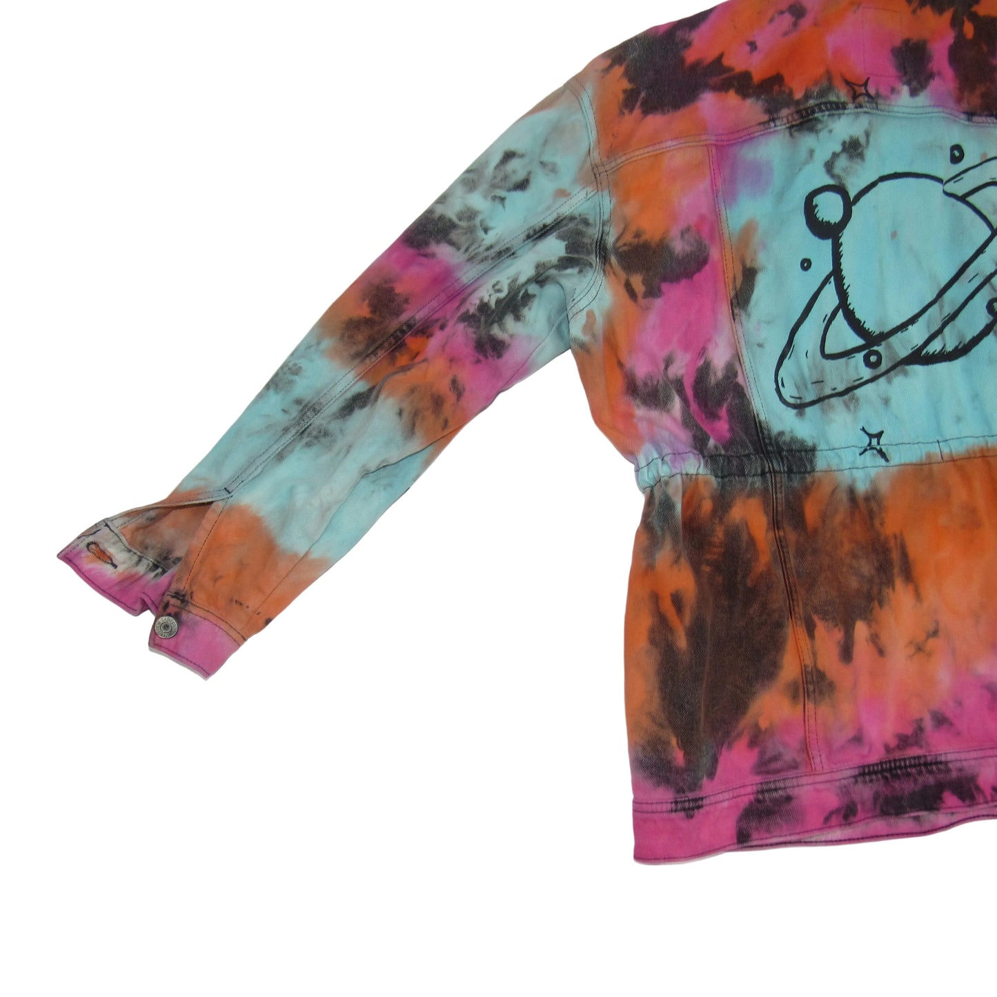 Hand Dyed Saturn Jean Jacket