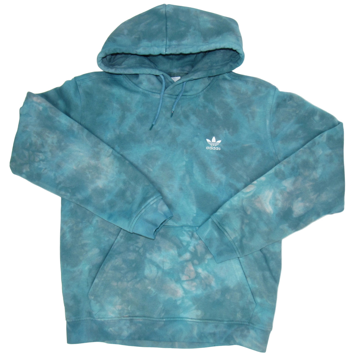 Kingfisher Blue Adidas Hoodie Medium