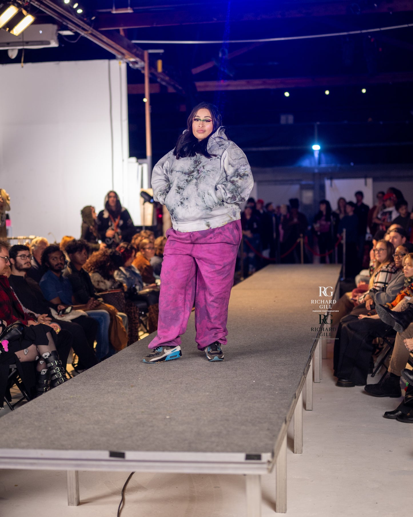 Silver Grey Hoodie Medium