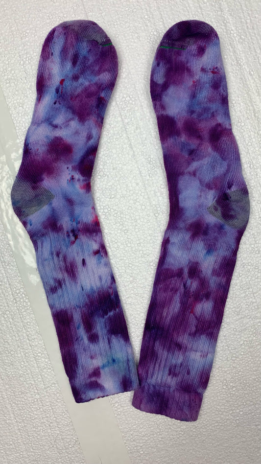 Imperial Purple Ice Dye Kirkland Tube Socks