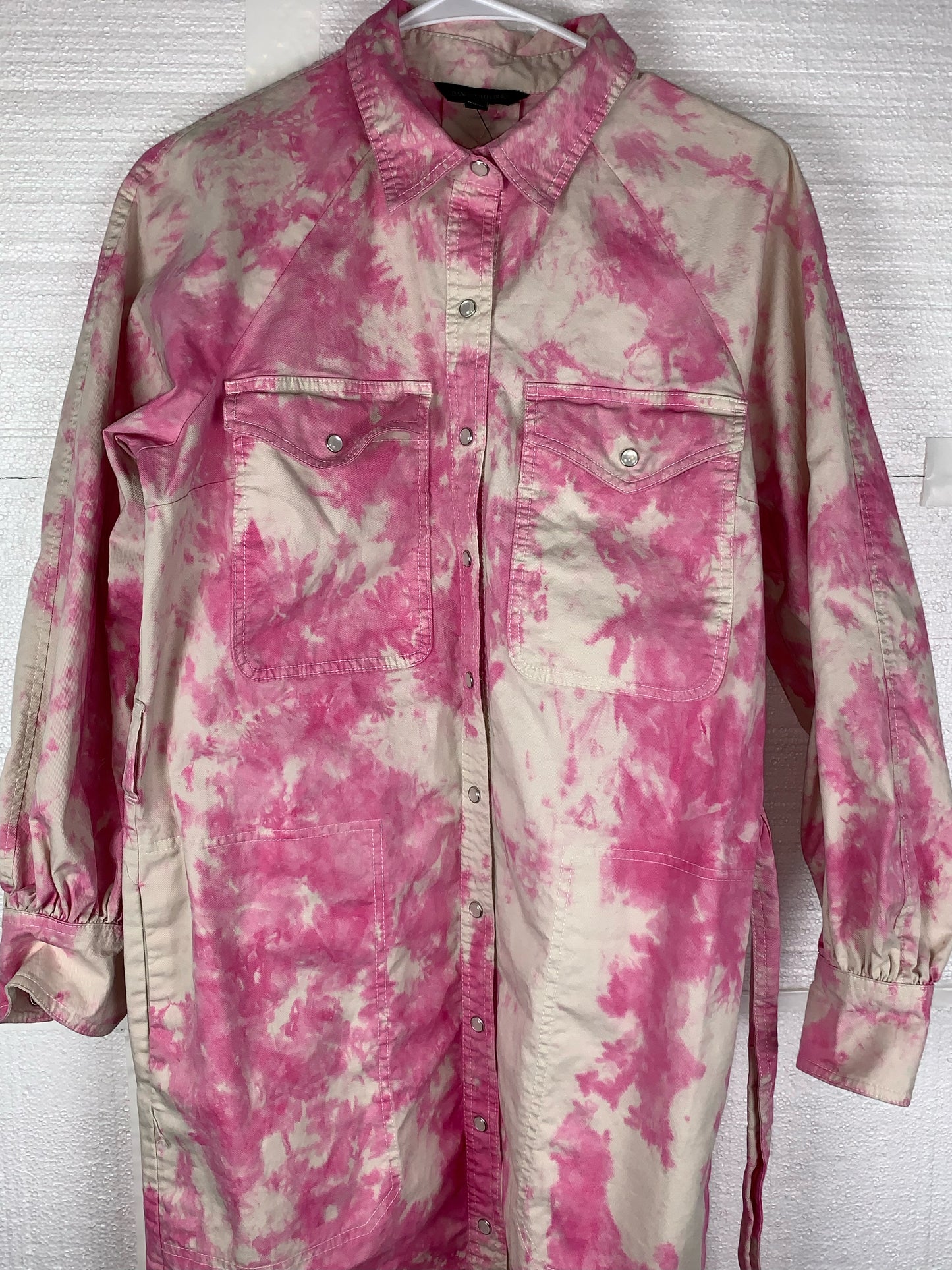 Pink Twill BRP Shirtdress Medium