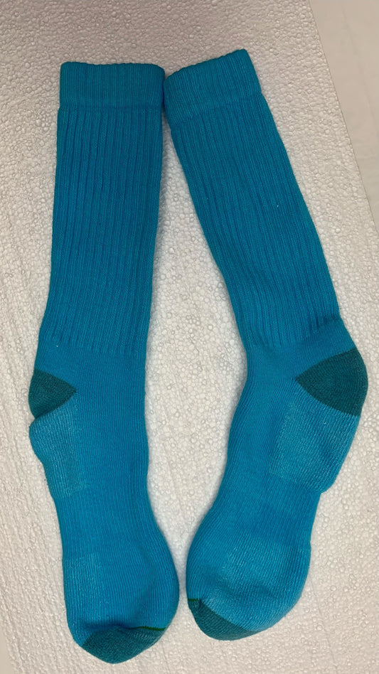 Turqouise Blue Kirkland Tube Socks