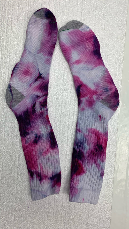 Plum Ice Dye Kirkland Tube Socks