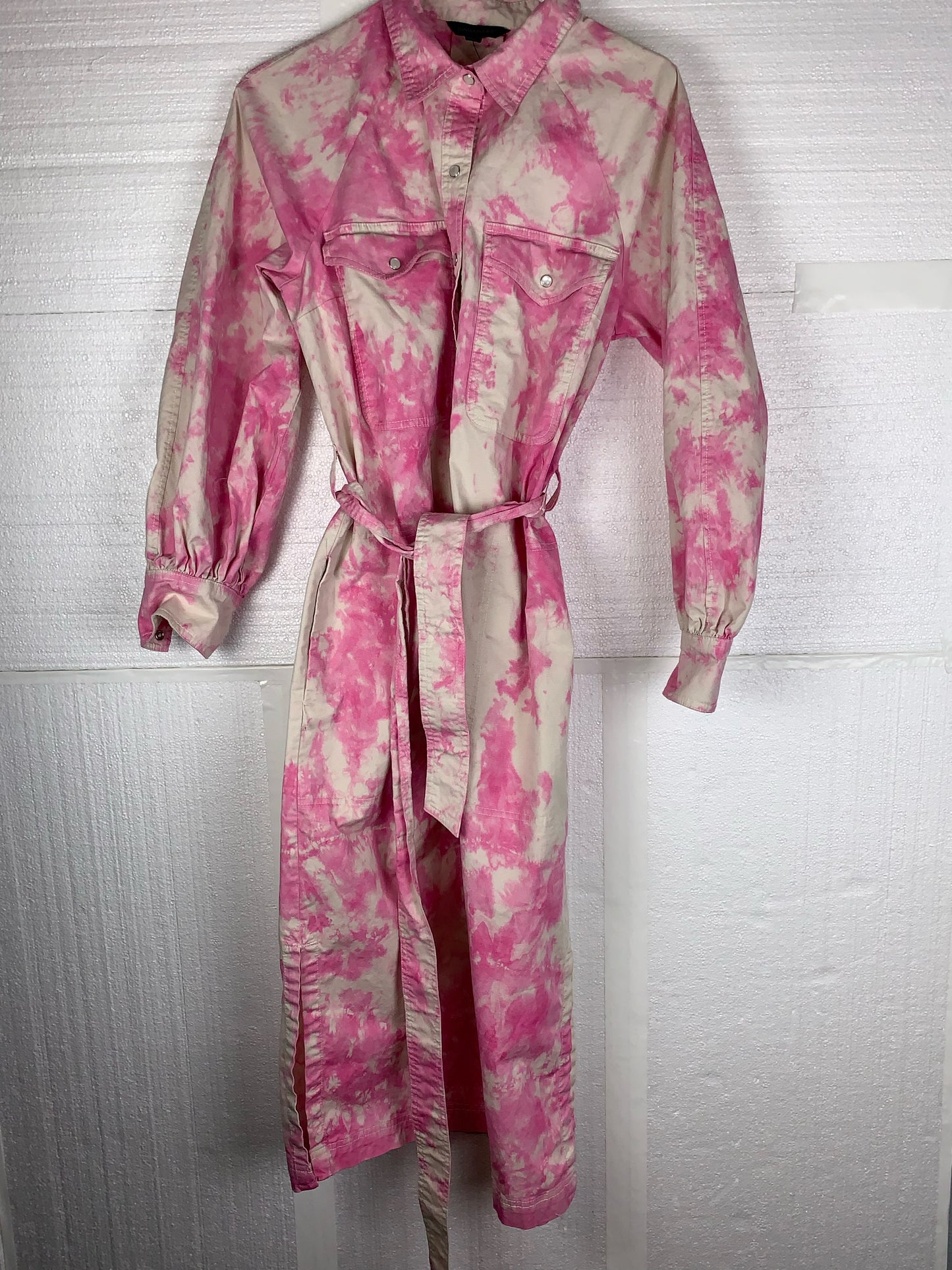 Pink Twill BRP Shirtdress Medium