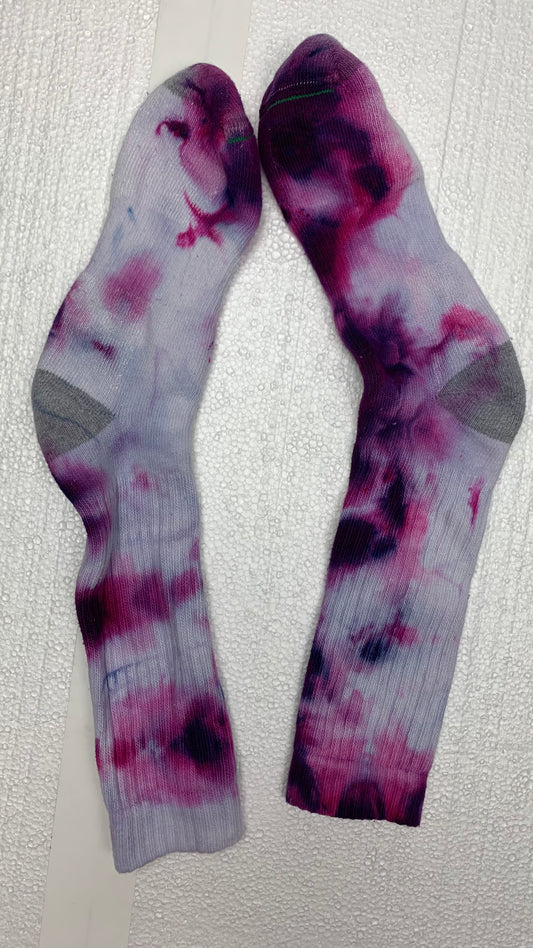 Plum Ice Dye Kirkland Tube Socks