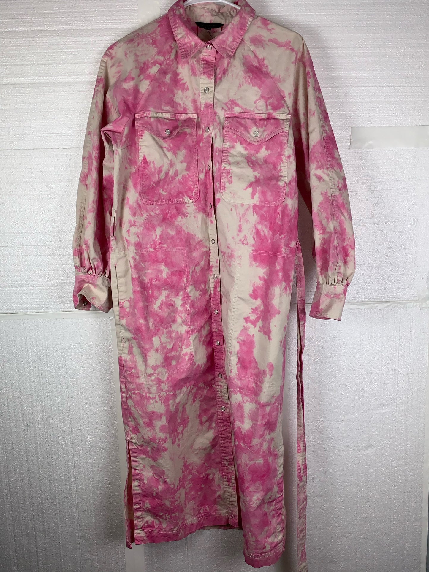 Pink Twill BRP Shirtdress Medium